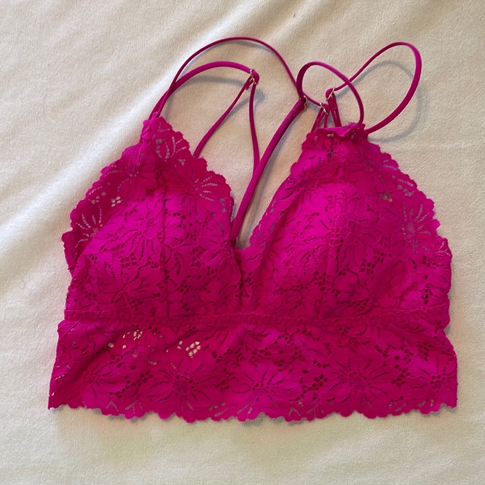 Victoria’s Secret hot pink Bralette Small